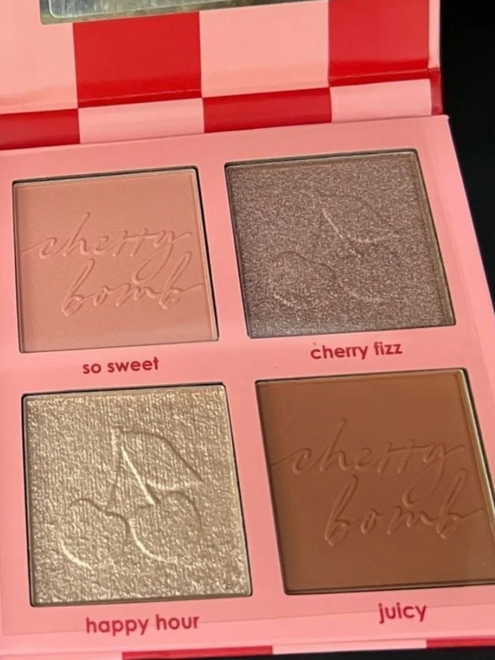 NIB Ciate London Cherry Bomb Blush & Highlight Palette